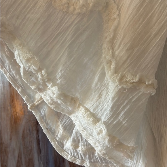 Free People White Maxi Dress with Button Accents - Picture 5 of 12